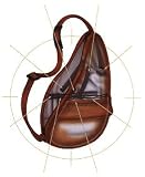 Ameribags Healthy Back Bag- size small in Cognac leather