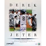 Derek Jeter Career Accomplishments 5 Image 16x20 Photo (MLB Auth)