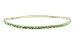 Anklet - A14 - Swarovski (tm) Crystal - Stretch ~ Peridot (Green)