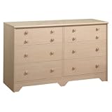 Natural Maple Double Dresser