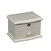 "Marianne" Mele & Co. Girl's Wooden Ivory Musical Ballerina One Drawer Jewelry Box
