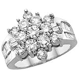 10kt. White Gold, 2 ct.tw. Diamond Fashion Ring