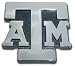 Texas A&m Aggies Chrome Metal Auto Emblem