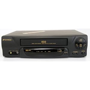  Sansui VCR4510E Video Cassette Recorder Player VCR 4 Head Digital Auto Tracking