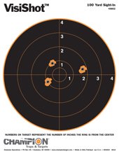 VisiShot Targets VisiShot 8" Tgt 100Yd SiteIn/10/p