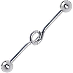14 Gauge Twist Surgical Steel Industrial Project Bar