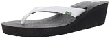 Sanuk Womens Yoga Mat Wedge Flip Flop