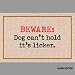 dogs9 - Beware Dog Cant Hold its Licker Doormat