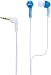 JVC HAFX55ZA High-Quality Inner Ear Headphones (Blue)