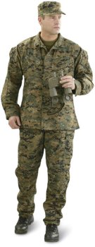 Digital Mil.-style Utility Pants Woodland
