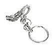 Asian Dragon Pewter Pocket Clip Keychain
