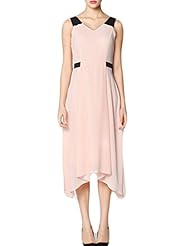 V-neck Summer Chiffon/Polyester Mermaid  Dress