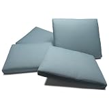 Strathwood Falkner Lounge Deep Seat Arm Chair Cushions, Set of 2, Blue Haze