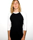 American Apparel Poly-Cotton 3/4 Sleeve Raglan Shirt