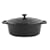 Chasseur Cast Iron 29cm, 3.8ltr Oval Matt Black Casserole