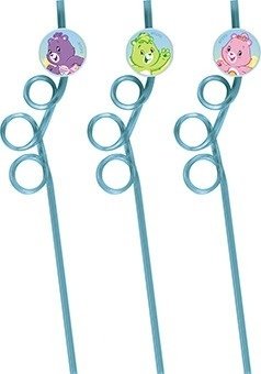 Care Bears Happy Days Silly Straws 4 Pack