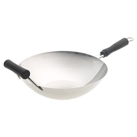 Bauen Pagoda 11-Inch Stainless Steel Stir Fry Pan
