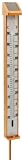 Moonrays 95015 Outdoor Glowing Thermometer Garden Accent or Wall Mount with Solar Powered lights