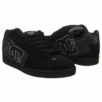 DC Men's Net SE Lace-Up Fashion Sneaker,Black/Charcoal,12 M US