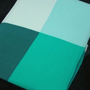 Swagger & Swoon Sea Green Squares Silk Handkerchief