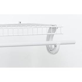 ClosetMaid Support for SuperSlide Hanging Bar, White #5629