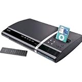 iLuv i1255 Slim Desktop DVD Player and Dock for iPod (Black) by iLuv