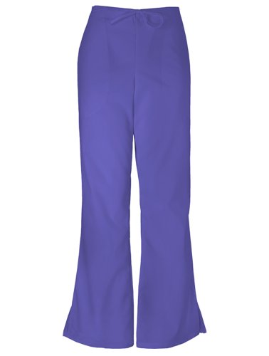 Cherokee Women's Workwear Scrubs Flare-Leg Drawstring Pant Grape Small