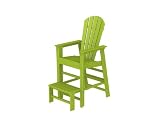 Recycled Venice Beach Outdoor Adirondack Lifeguard Chair - Electric Lime Green