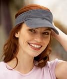 Anvil Solid Three-Panel Pigment-Dyed Twill Visor(3PK)