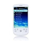 G15 android système quadri-bande, double carte tv trackball java wifi blanc téléphone portable (carte 2GB TF)