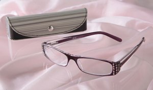 オシャレなシニアグラス パープル　1.0