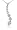 14k White Gold Journey Curve Pendant (1/2 cttw, H Color, I1 Clarity)