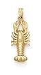 14k Lobster Pendant - JewelryWeb