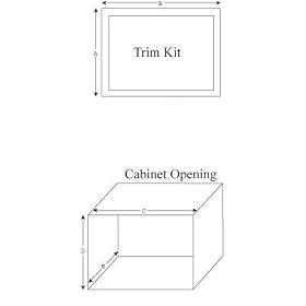 Panasonic NN-TK939S 30-inch Width Built-in Installation Trim Kit for Microwave