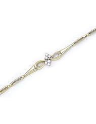 14kt Yellow Gold Fancy Diamond Bracelet 0.15ct TW