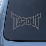 TAPOUT - Vinyl Car Decal Sticker #A1651 | Vinyl Color: Silver