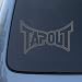 TAPOUT - Vinyl Car Decal Sticker #A1651 | Vinyl Color: Silver