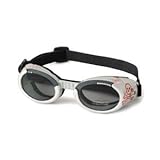 Doggles ILS Dog Goggle sunglasses with Skull and Crossbones / Smoke Lens Extra Small