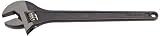Martin A18T Forged Alloy Steel 2-3/16 Capacity Adjustable Wrench, 18 Overall Length, Industrial Blac