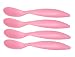 Zak Designs Pink 4-Piece Ice Cream Spoon Set