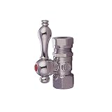 Straight stop quarter turn valve