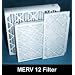 18x20x1-MERV 12 A/C Furnace Air Filters by Nordic Pure (Box of 6)