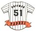 Baseball Pin - San Diego Padres Trevor Hoffman Jersey Pin (Trevor Hoffman)