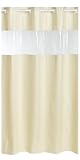 Hookless® Vision 71-by-74-Inch Shower Curtain, Beige