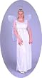 Arielle Angel Costume Dress - Ivory/Gold or White/Silver