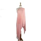 Olive N Figs 100% Pashmina Silk Royal Pink Shawl/Wrap with Sequined Borders