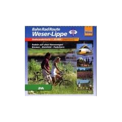 BahnRadRoute Weser-Lippe 1 : 50 000. Radwanderkarte