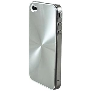 CrazyOnDigital Hard Case for iPhone 4G (Aluminum Silver)