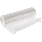 Aluf Plastics SR-242406C SR High Density Star Seal Roll Bag, 7-10 Gallon Capacity, 23" Length x 24" Width, 12 lbs Max Load, Clear (Case of 1000)