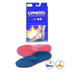 Lynco Sports Orthotics (L425) "Posted Heel/Supports Arch/With Metatarsal Pad"